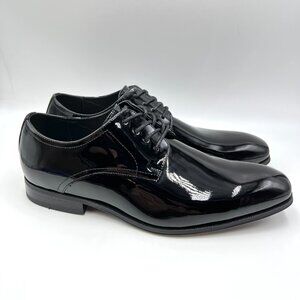 9 3E WIDE WIDTH Florsheim Mens‎ Tuxedo Black Plain Toe Oxfords Dress Shoes
